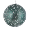 Vickerman N185462 8" Sea Blue Ice Ball Ornament