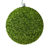Vickerman N185814D 6" Olive Beaded Ball Ornament 4 Per Bag