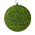 Vickerman N185814D 6" Olive Beaded Ball Ornament 4 Per Bag