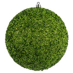 Vickerman N185854D 6" Celadon Beaded Ball Ornament 4 Per Bag