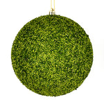 Vickerman N185773D 4.75" Lime Beaded Ball Ornament 6 Per Bag