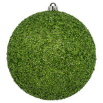 Vickerman N185954D 8" Celadon Beaded Ball Ornament 2 Per Bag