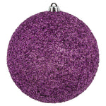 Vickerman N185979D 8" Pink Beaded Ball Ornament 2 Per Bag