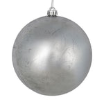 Vickerman N186407 8" Silver Foil Ornament 2 Per Bag