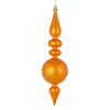 Vickerman N186730D 10 By 2.4" Antique Gold Candy Glitter Snowflake Finial 4/Bag
