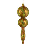 Vickerman N186914D 16.5" Olive Candy Glitter Finial