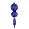 Vickerman N186922D 16.5" Cobalt Blue Candy Glitter Finial