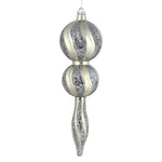 Vickerman N186925D 16.5" Limestone Candy Glitter Finial
