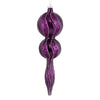 Vickerman N186926D 16.5" Plum Candy Glitter Finial