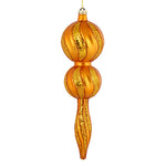 Vickerman N186930D 16.5" Antique Gold Candy Glitter Finial