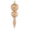 Vickerman N186980D 16.5" Cafe Latte Candy Glitter Finial
