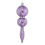Vickerman N186986D 16.5" Lavender Candy Glitter Finial