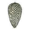 Vickerman N187223D 7" Wrought Iron Matte Glitter Pinecone Christmas Ornament 4 Per Pack