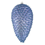 Vickerman N187234D 7" Lilac Matte Glitter Pinecone Christmas Ornament 4 Per Set