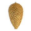 Vickerman N187333D 10" Copper Gold Matte Glitter Pinecone Christmas Ornament Pack Of 2