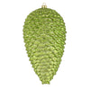 Vickerman N187254D 7" Celadon Matte Glitter Pinecone Christmas Ornament 4 Per Set