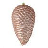 Vickerman N187358D 10" Rose Gold Matte Glitter Pinecone Christmas Ornament Pack Of 2
