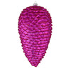 Vickerman N187370D 10" Fuchsia Matte Glitter Pinecone Christmas Ornament Pack Of 2