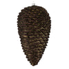 Vickerman N187284D 7" Gunmetal Matte Glitter Pinecone 4/Bag. 4 Per Bag.