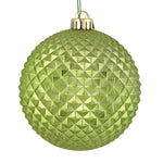 Vickerman N188454D 2.75" Celadon Durian Glitter Ball Ornament 12 Per Bag