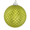 Vickerman N188473D 2.75" Lime Durian Glitter Ball Ornament 12 Per Bag