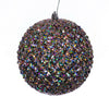Vickerman N188799DQ 6" Multi-Color Durian Sequin Glitter Ball Christmas Ornament 4 Pieces Per Bag