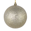 Vickerman N189138D 4" Champagne Brushed Ball Ornament 6 Per Bag