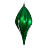 Vickerman N189504DCV 8" Green Uv Candy Swirl Drop Christmas Ornament Set Of 3