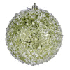Vickerman N190173D 4" Lime Glitter Hail Ball Ornament 6 Per Bag