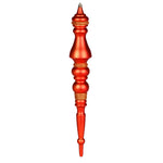 Vickerman N190818D 20" Burnish Orange Matte Finial 2/Bag