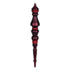 Vickerman N190865D 20" Burgundy Matte Finial 1/Bag