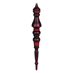 Vickerman N190865D 20" Burgundy Matte Finial 1/Bag