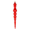 Vickerman N190903D 20" Red Mercury Finial Pack Of 2