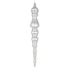 Vickerman N190907D 20" Silver Mercury Finial Pack Of 2