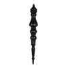 Vickerman N190917D 20" Black Mercury Finial Pack Of 2