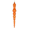Vickerman N190918D 20" Burnish Orange Mercury Finial Pack Of 2