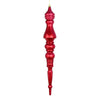 Vickerman N190921D 20" Berry Red Mercury Finial Pack Of 2