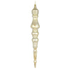 Vickerman N190938D 20" Champagne Mercury Finial Pack Of 2