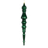 Vickerman N190974D 20" Midnight Green Mercury Finial Pack Of 2