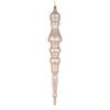 Vickerman N190980D 20" Cafe Latte Mercury Finial Pack Of 2