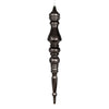 Vickerman N190984D 20" Gunmetal Mercury Finial Pack Of 2