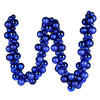 Vickerman N191202 6' Blue Assorted Ornament Ball Christmas Garland