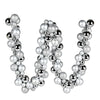 Vickerman N191207 6' Silver Assorted Ornament Ball Christmas Garland