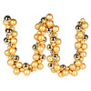 Vickerman N191208 6' Gold Assorted Ornament Ball Christmas Garland
