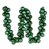 Vickerman N191224 6' Emerald Assorted Ornament Ball Christmas Garland