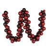 Vickerman N191265 6' Burgundy Assorted Ornament Ball Christmas Garland