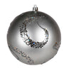 Vickerman N191725D 4.75" Limestone Matte Sequin Swirl Drilled Wired 4/Bag