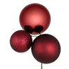 Vickerman N193219 18" Wine Ball Ornament Christmas Pick Pack Of 2
