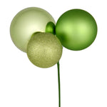 Vickerman N193254 18" Celadon Ball Ornament Christmas Pick Pack Of 2
