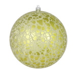 Vickerman N195873D 8" Lime Crackle Ball Ornament